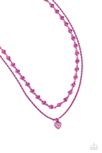 Cupid Combo Necklace (Pink, Red)