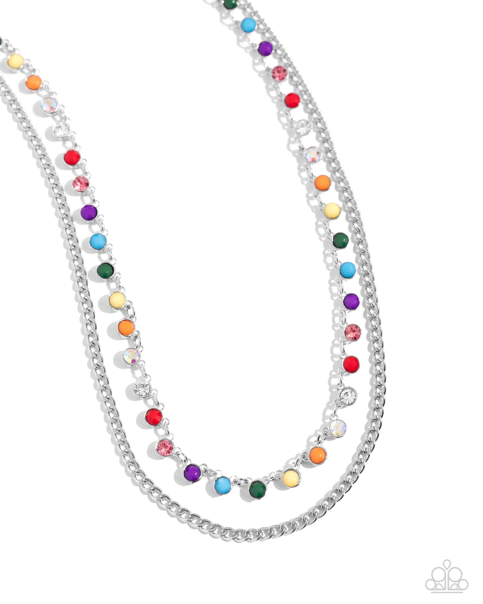 Delicate Dame Necklace (White, Pink, Multi)