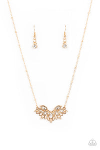 Deluxe Diadem Necklace (Black, Gold, White)