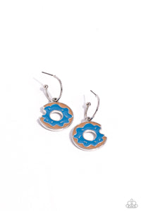 Donut Delivery Earring (Blue, Pink)