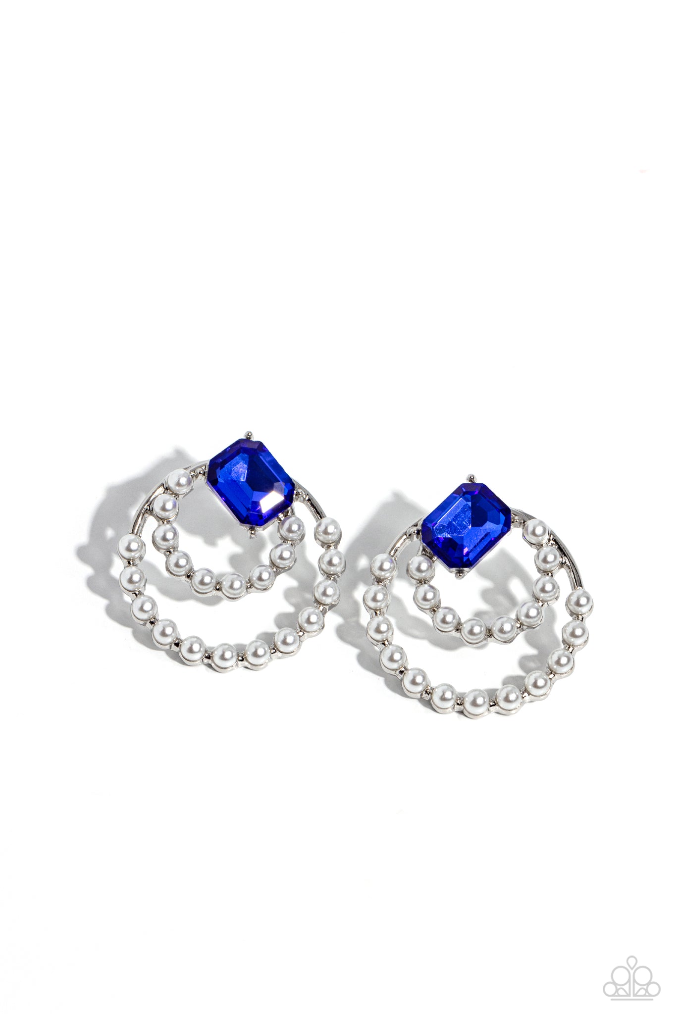 Double Standard Earring (Blue, Brown)