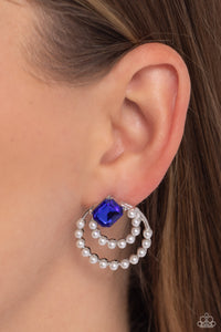 Double Standard Earring (Blue, Brown)