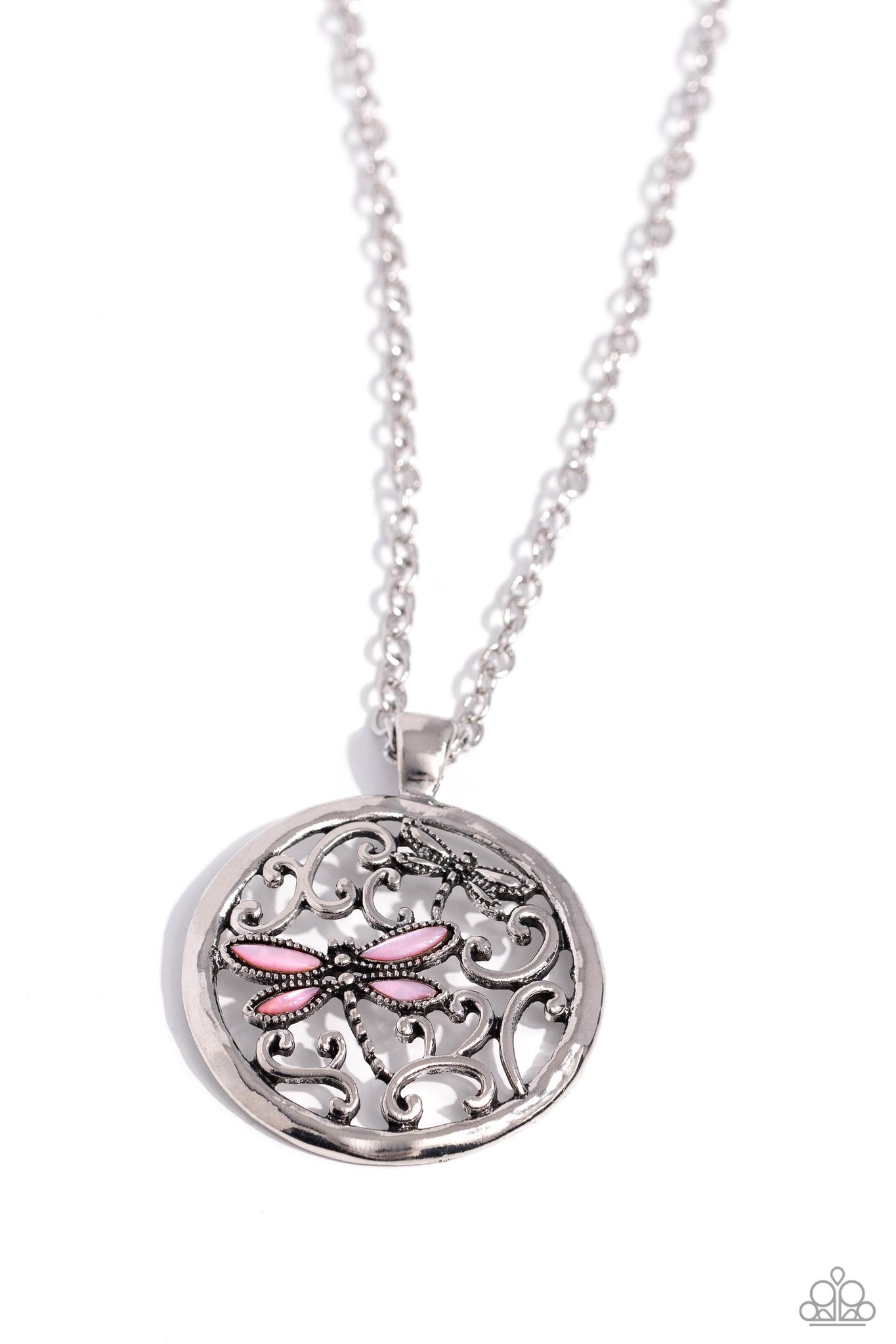 Dragonfly Daydream Pink Necklace