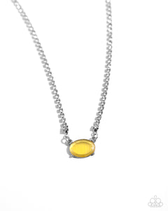 Dynamic Delicacy Necklace (Yellow, Blue)