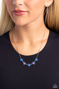 ECLECTIC Heart Necklace (Brown, Blue)