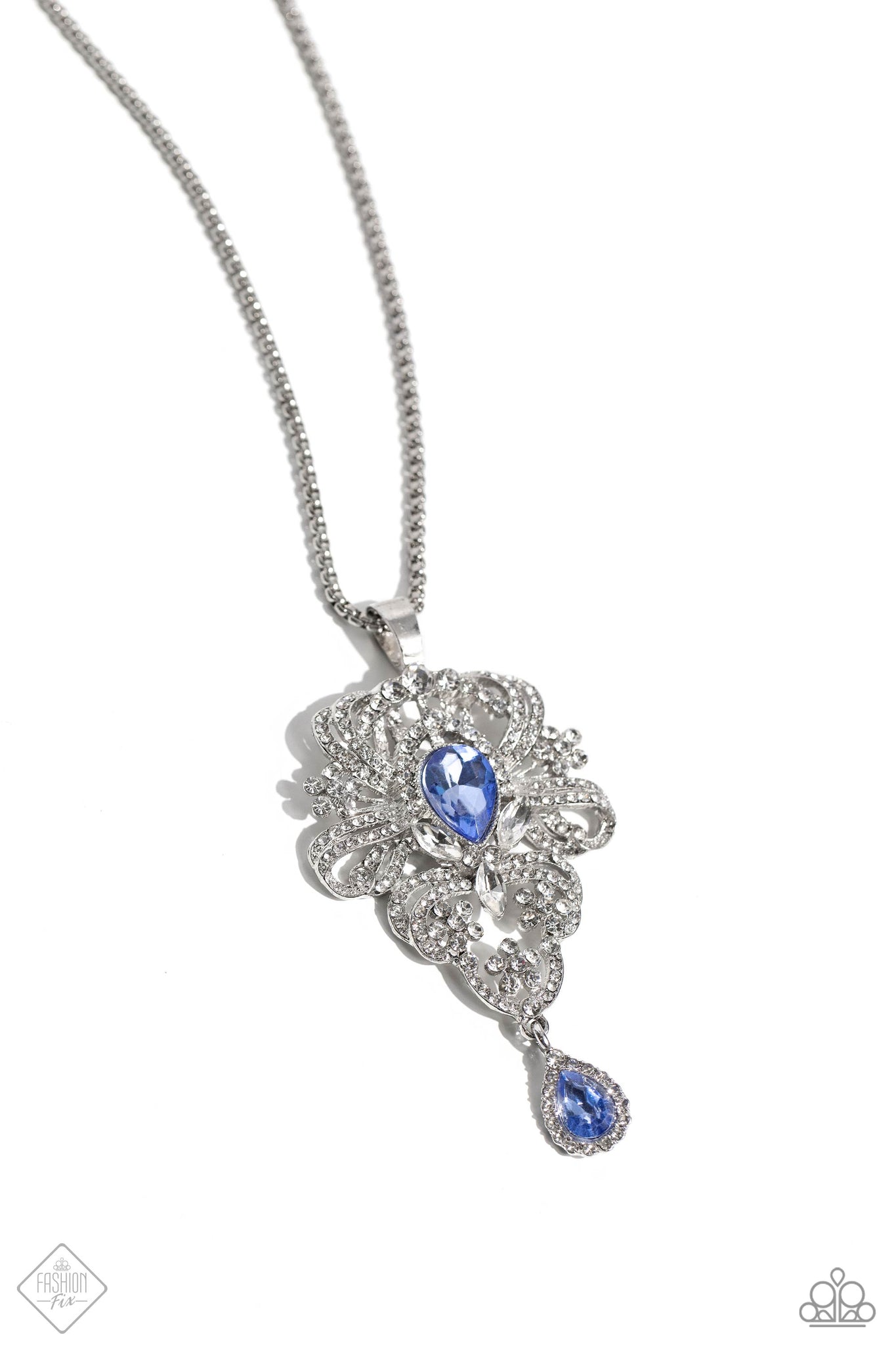 Elegance Personified Blue Necklace