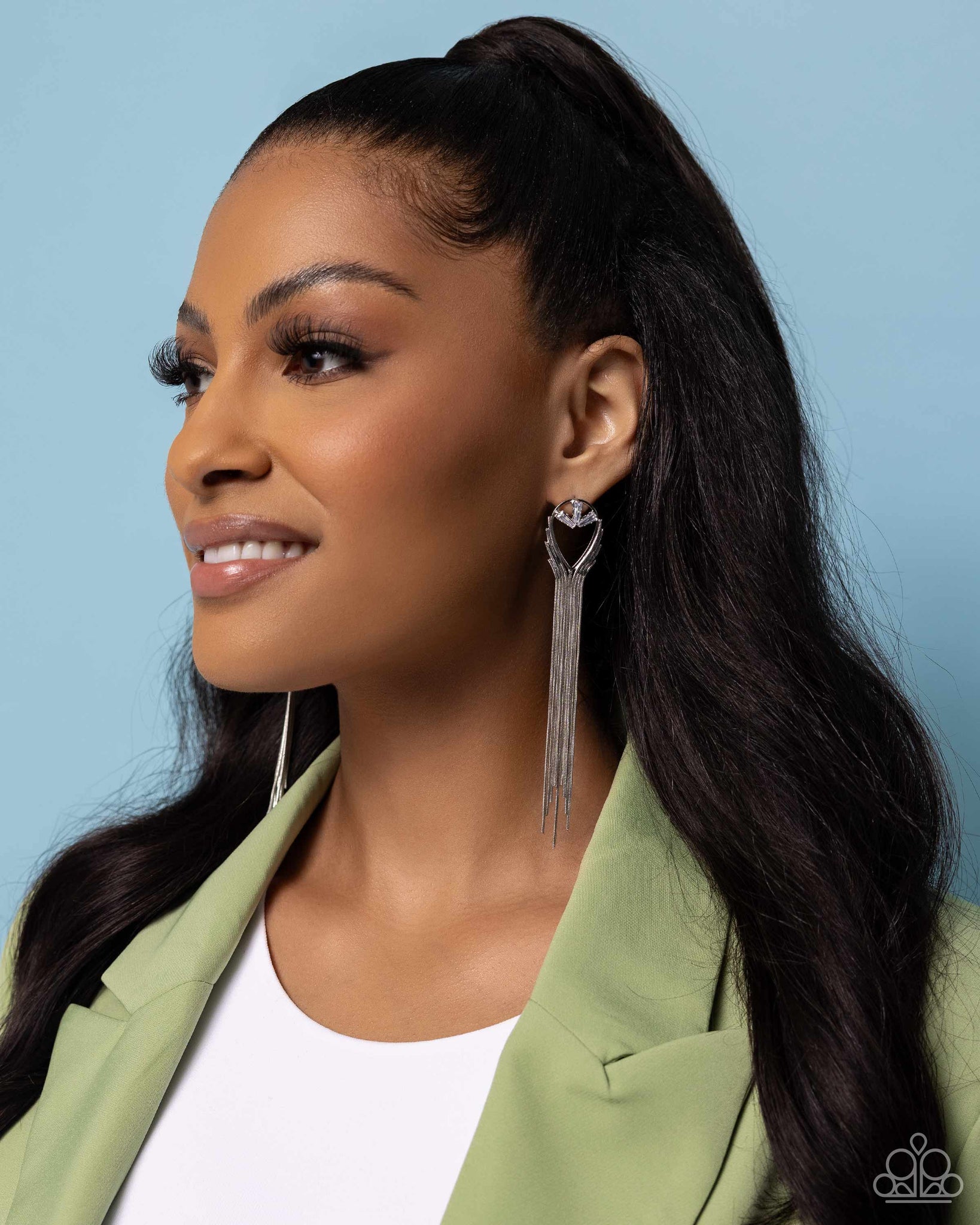 Elongated Effervescence Earrings