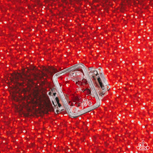 Encased Envy Ring (Black, Red)