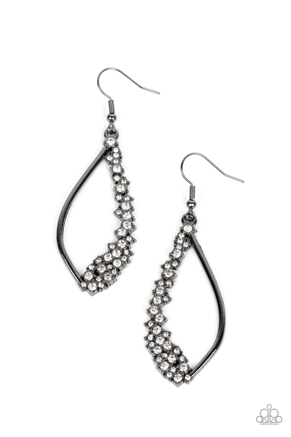 Sparkly Side Effects Earring (Black, Multi)
