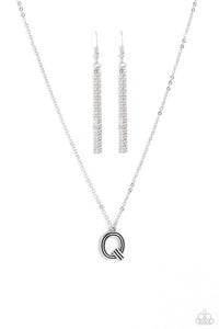 Leave Your Initials Silver Necklace