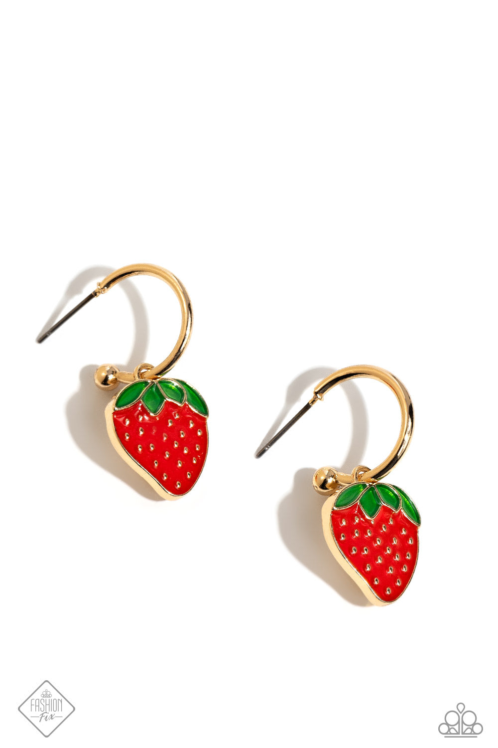 Fashionable Fruit Gold Earring