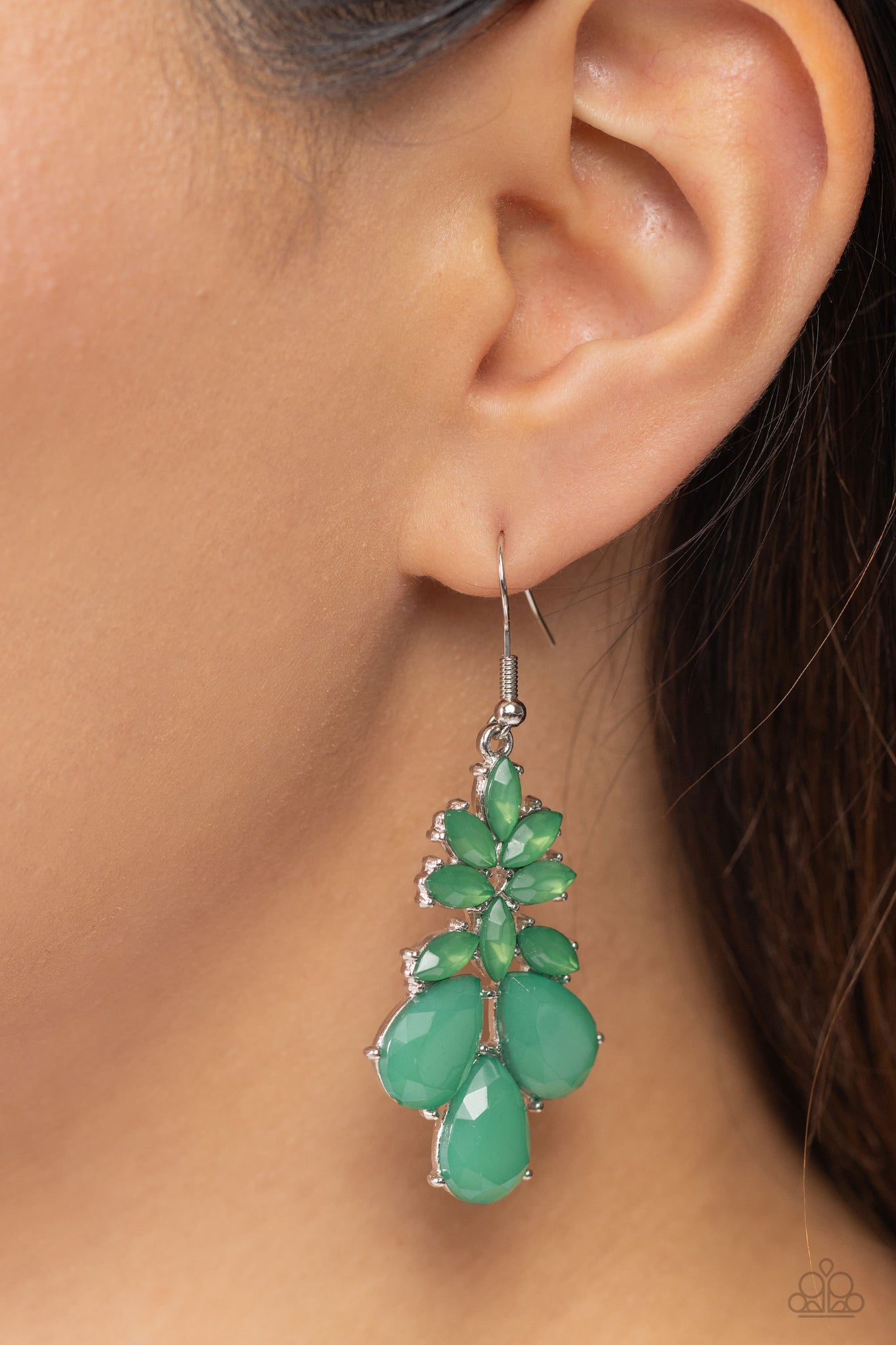 Fashionista Fiesta Green Earring