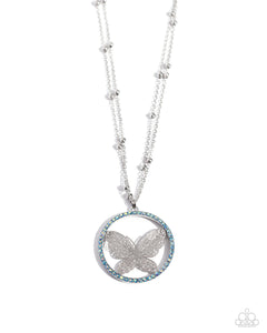 Festive Flight Necklace (Pink, Multi, Blue)