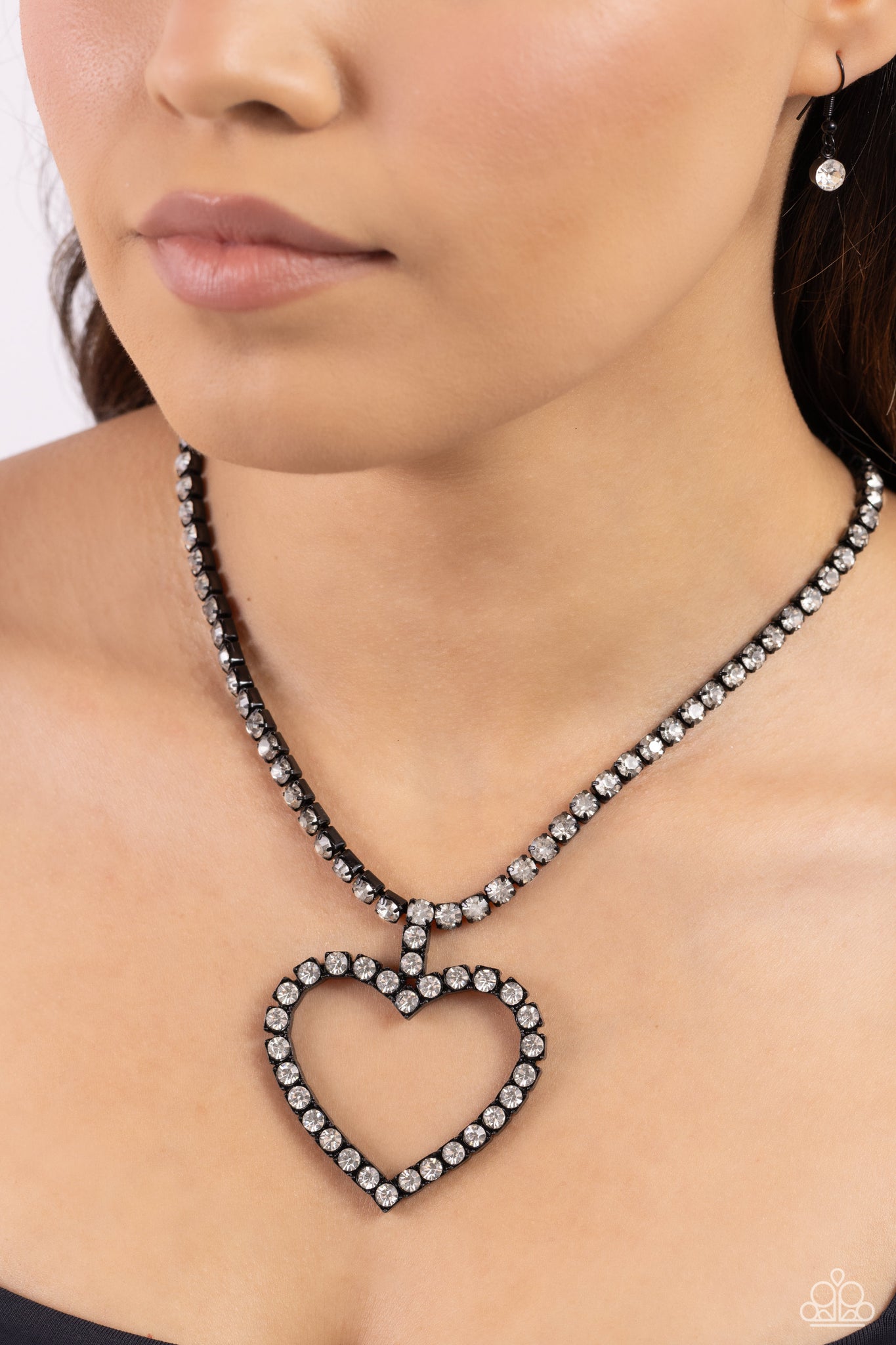 Flirting Fancy Black Necklace