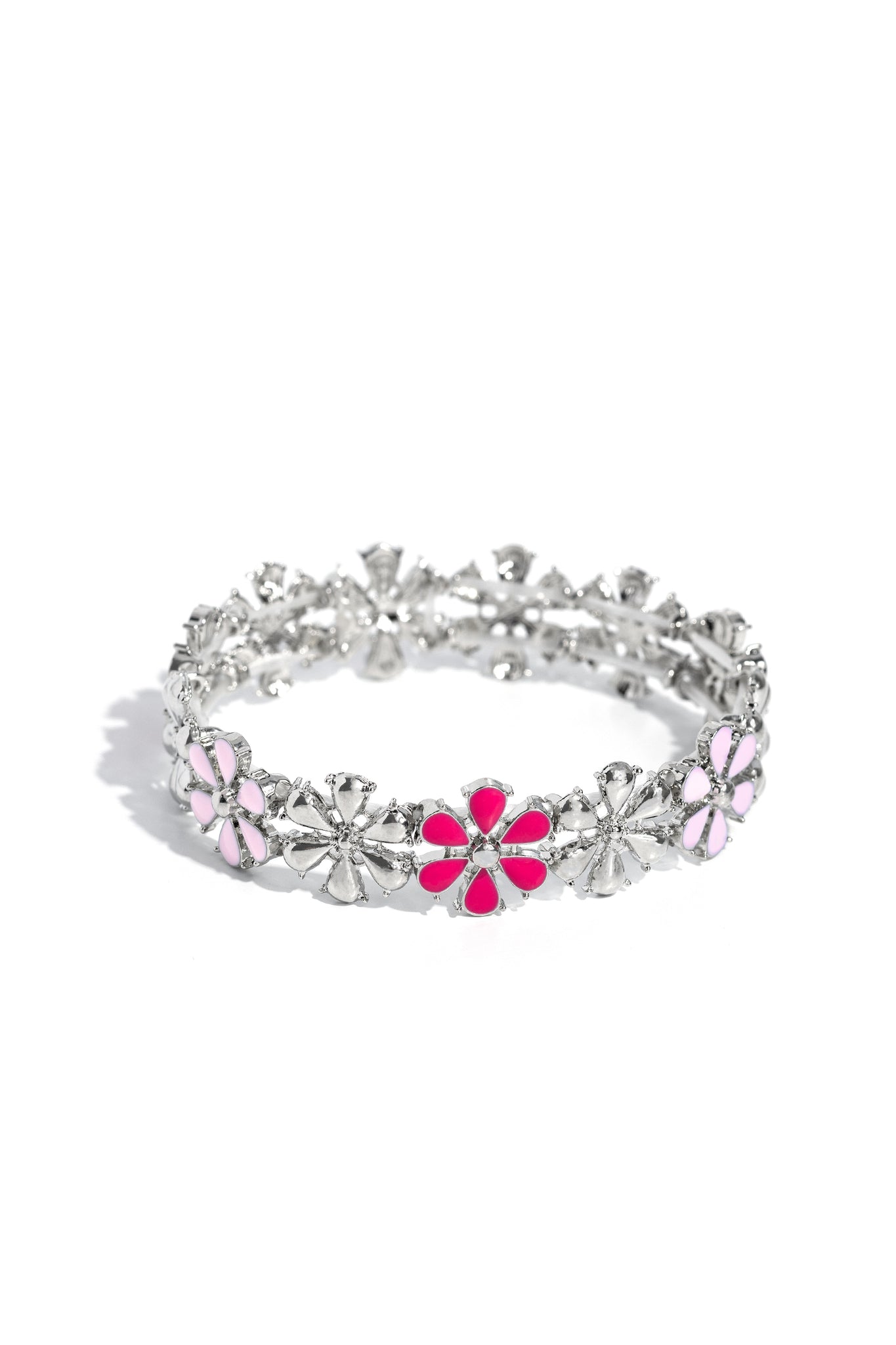 Floral Fair Bracelet (Pink, Multi, Red)