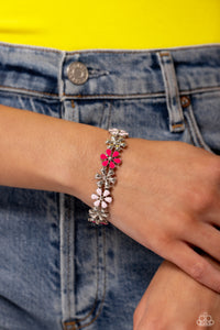 Floral Fair Bracelet (Pink, Multi, Red)