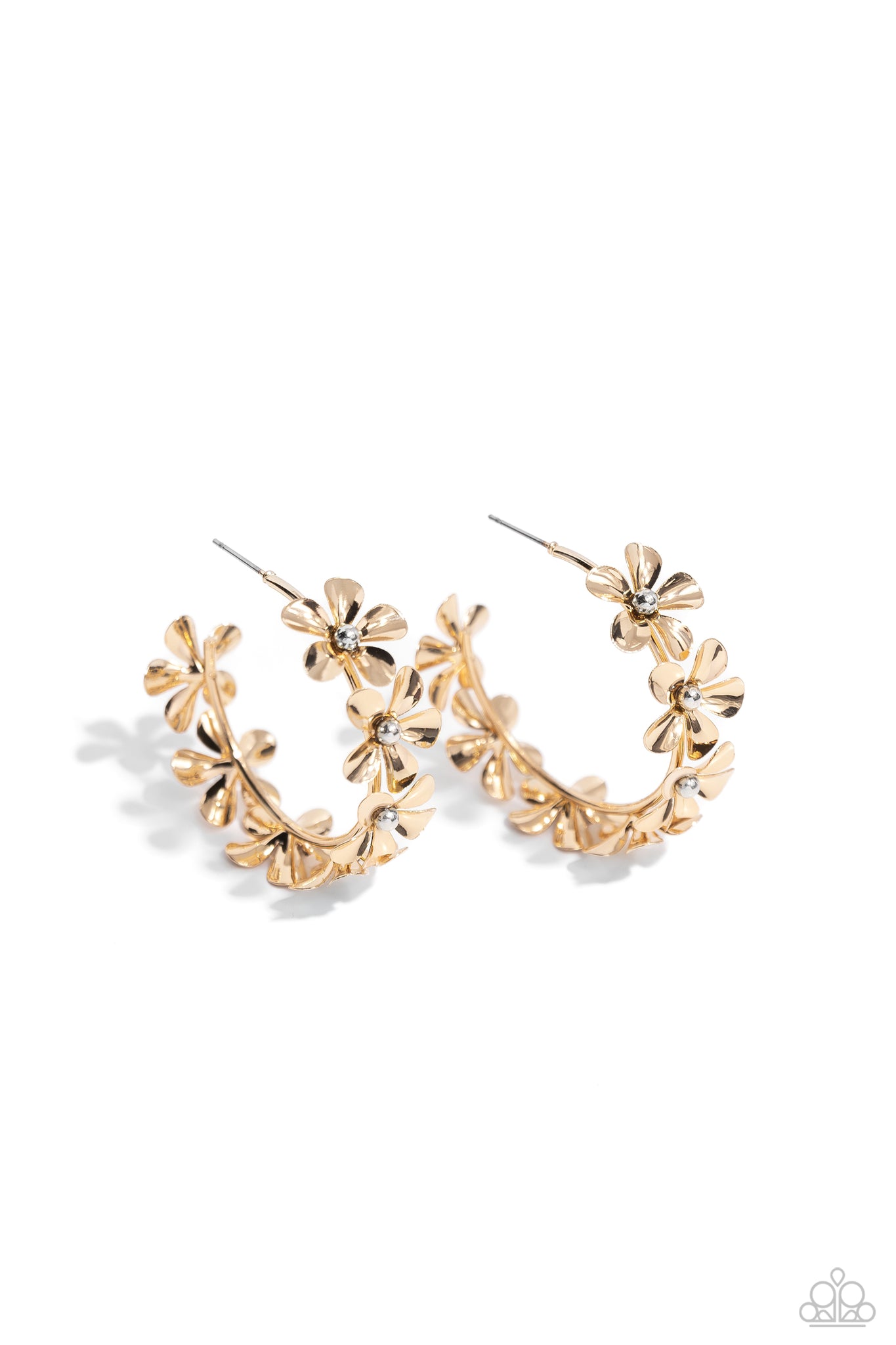 Floral Flamenco Earring (Silver, Gold)
