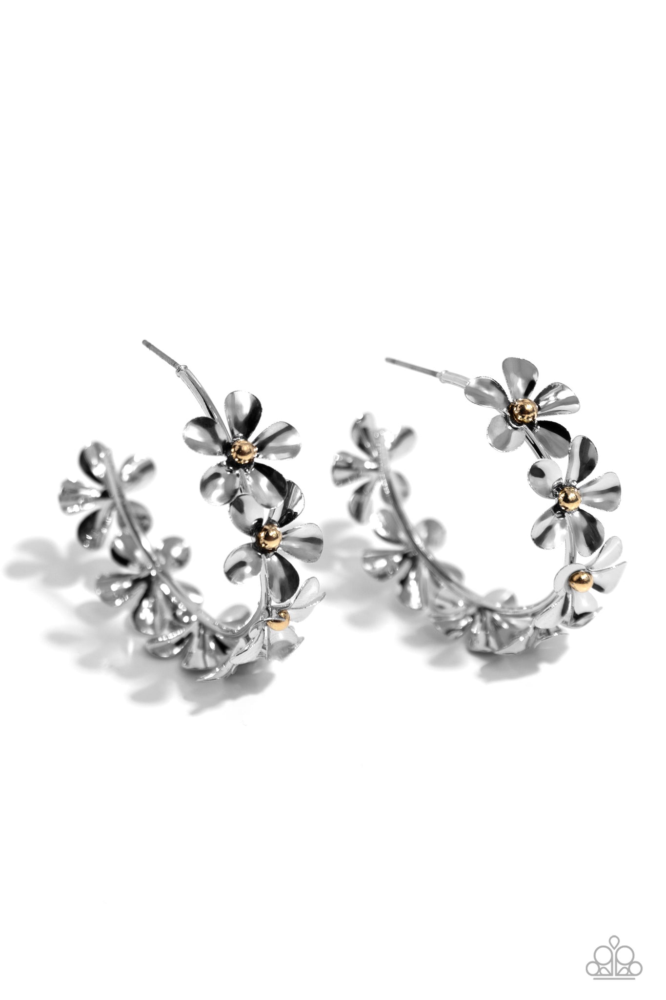 Floral Flamenco Earring (Silver, Gold)