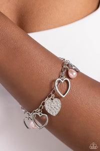 GLOW Your Heart Bracelet (Gold, White, Pink)