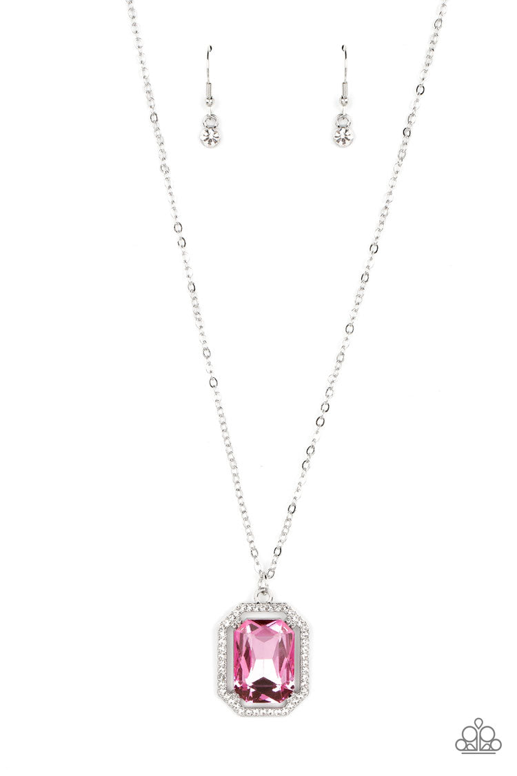 Galloping Gala Pink Necklace