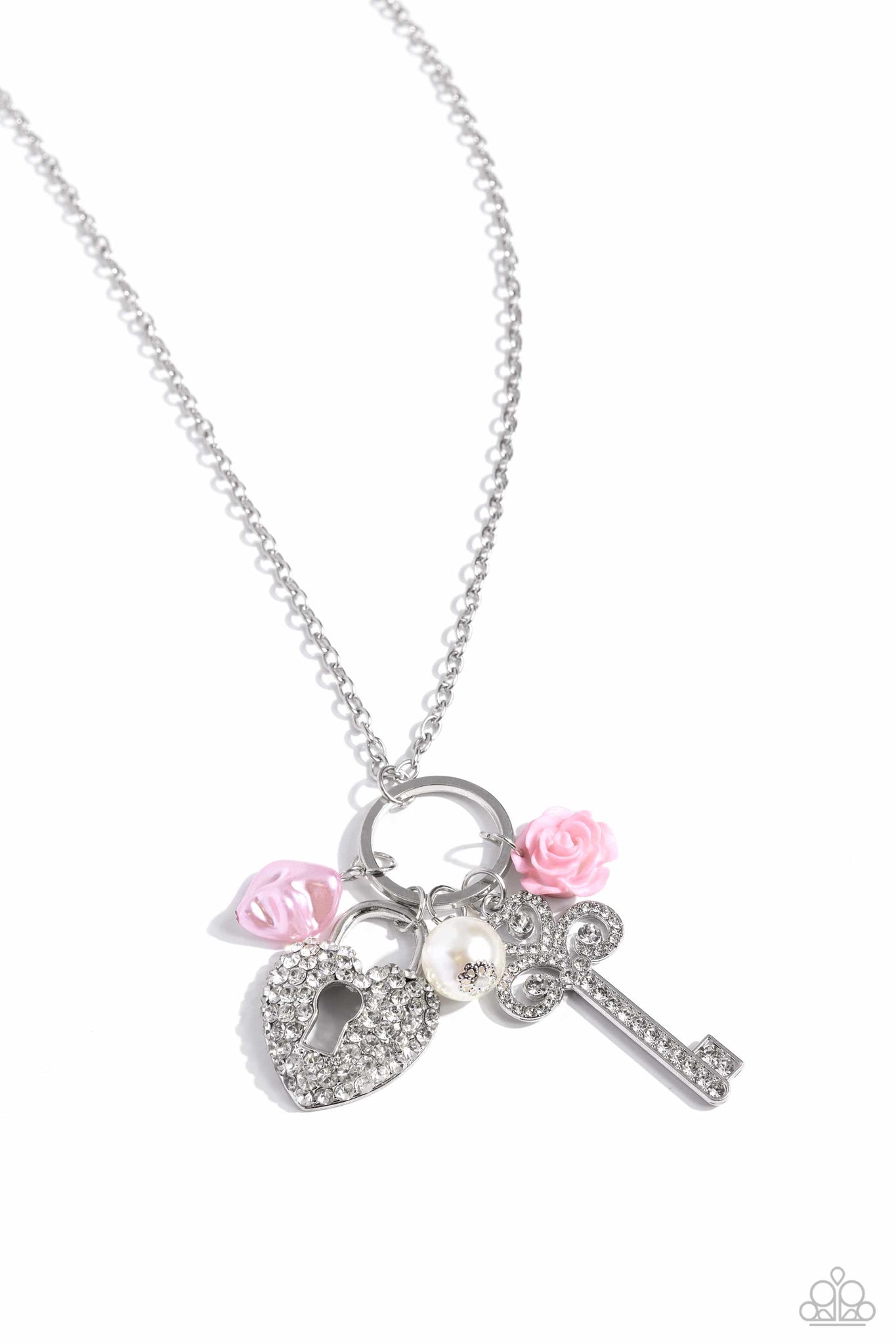 Girly Gathering Necklace (Green, Pink)