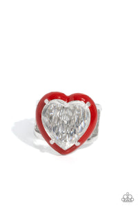Hallmark Heart Ring (Red, White)