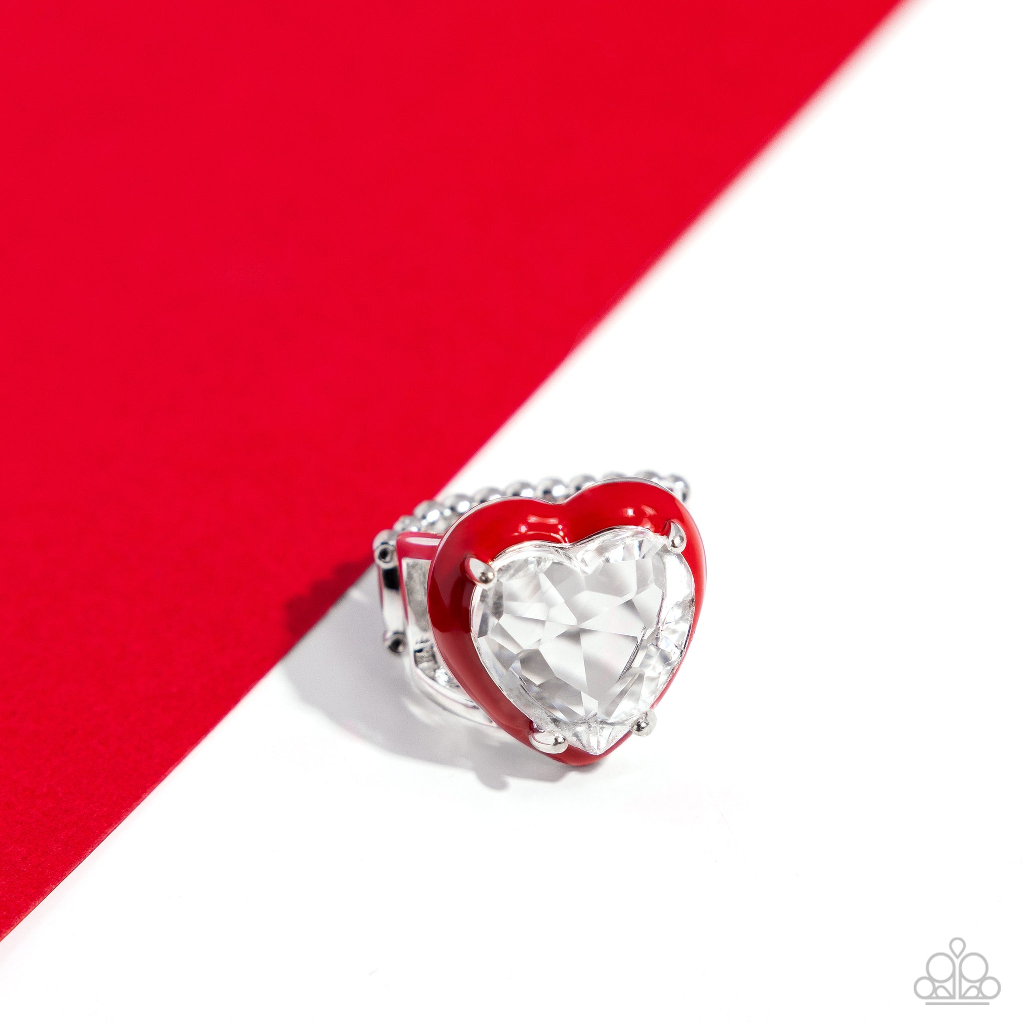 Hallmark Heart Ring (Red, White)