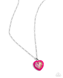 Heartfelt Hope Necklace (Pink, White, Purple)