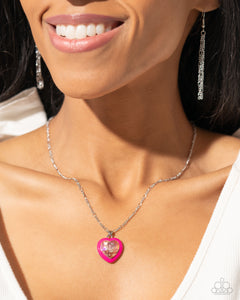 Heartfelt Hope Necklace (Pink, White, Purple)