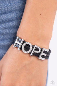 Hopeful Haute Black Bracelet