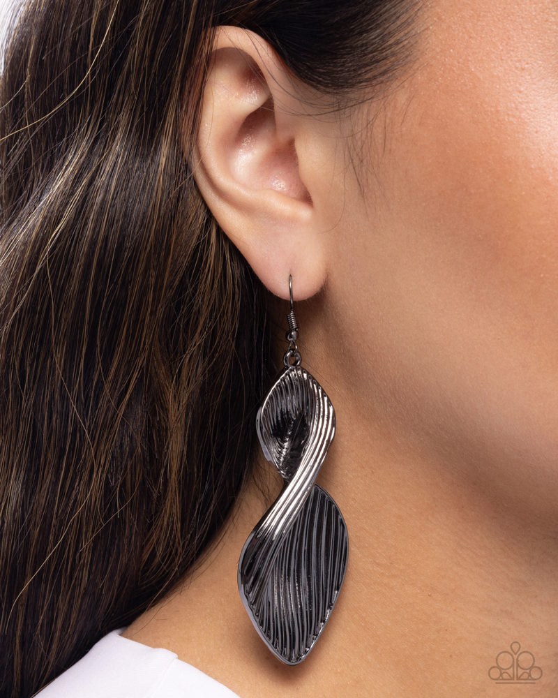 Skinny Spiral Earring