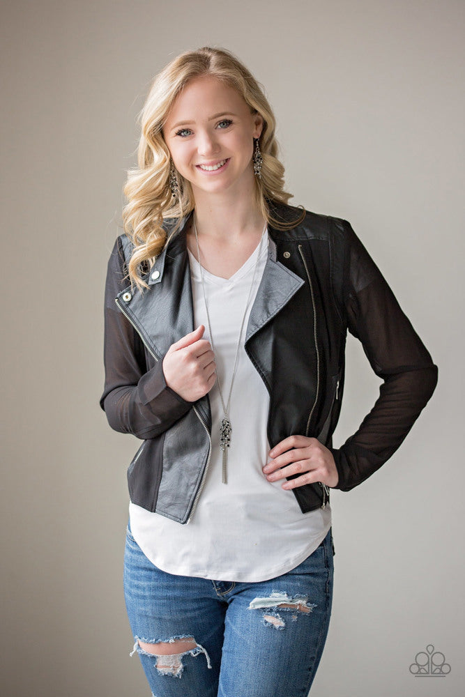 Twilight Twinkle Necklace (Black, Gold)