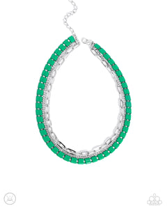 LAYER of the Year Necklace (Black, Green)