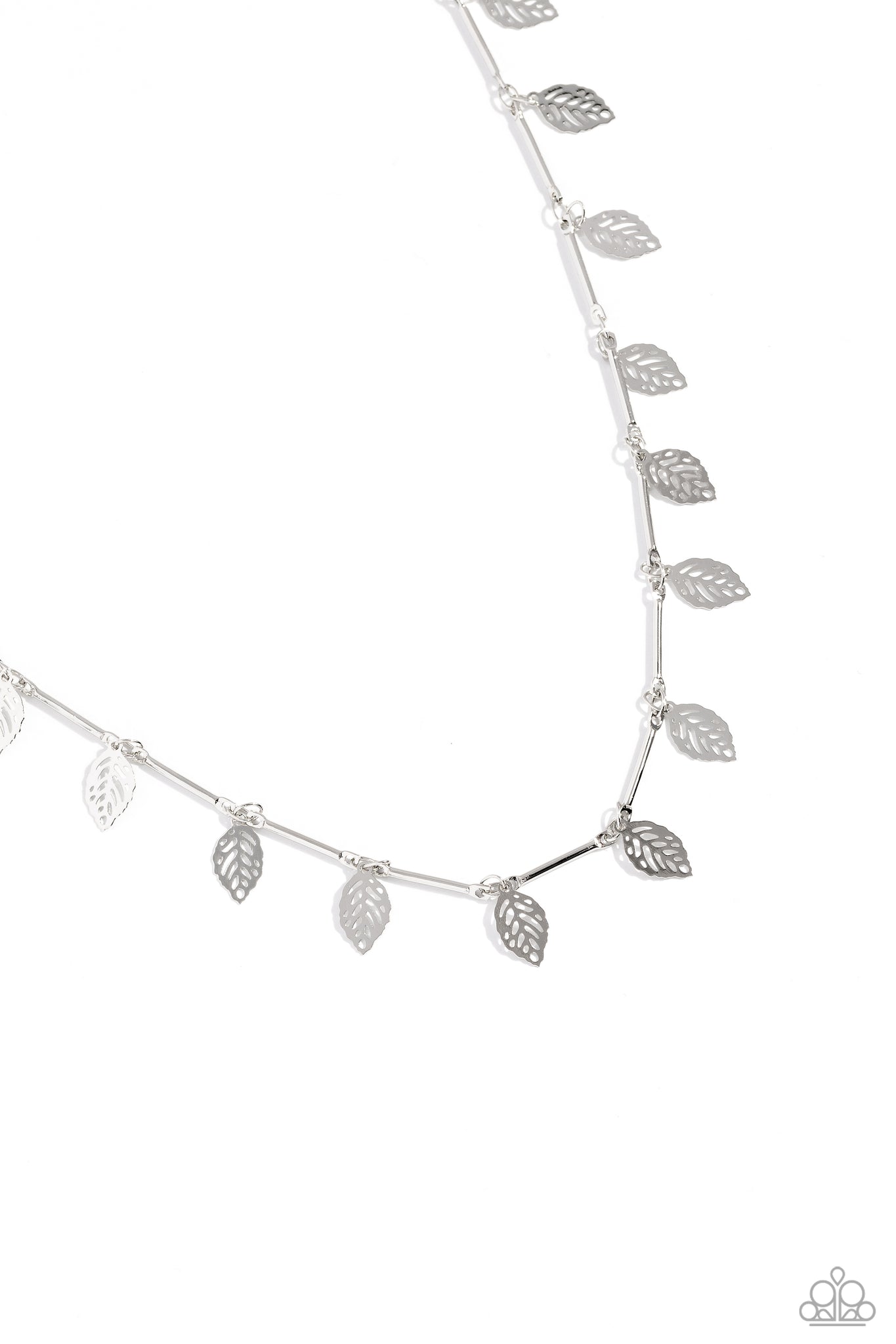 LEAF a Light On Silver Necklace