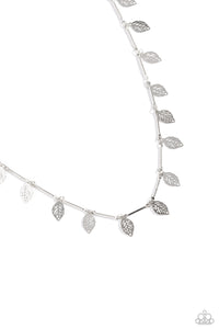 LEAF a Light On Silver Necklace