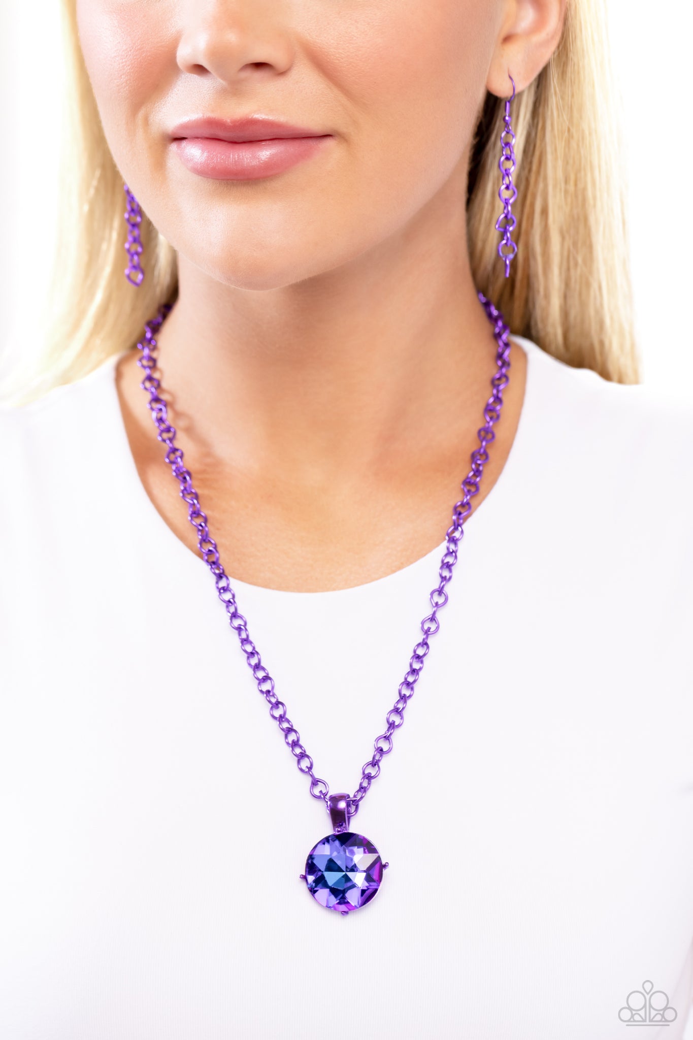Las Vegas DIP Purple Necklace