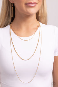 Layer Lockdown Gold Necklace