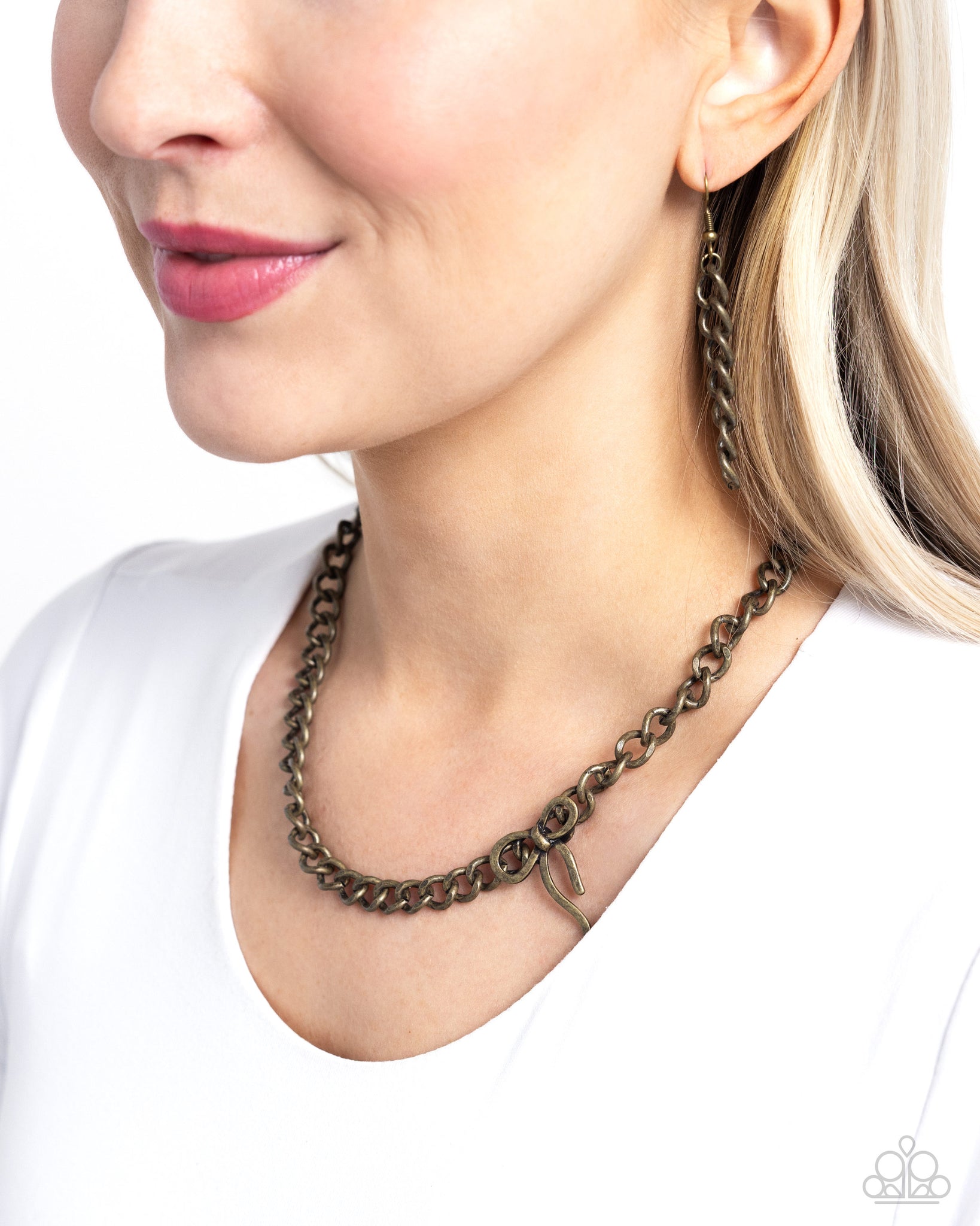 Leading Loops Necklace (Silver, Brass)