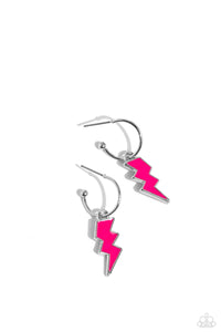 Lightning Limit Earring (Green, Pink)