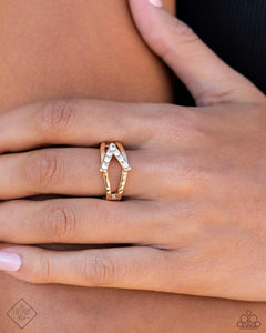 Linear Law Gold Ring