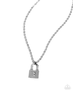 Locked Lesson Necklace (Silver, Copper)