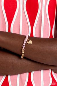 Locked and Loved Bracelet (Pink, Black)