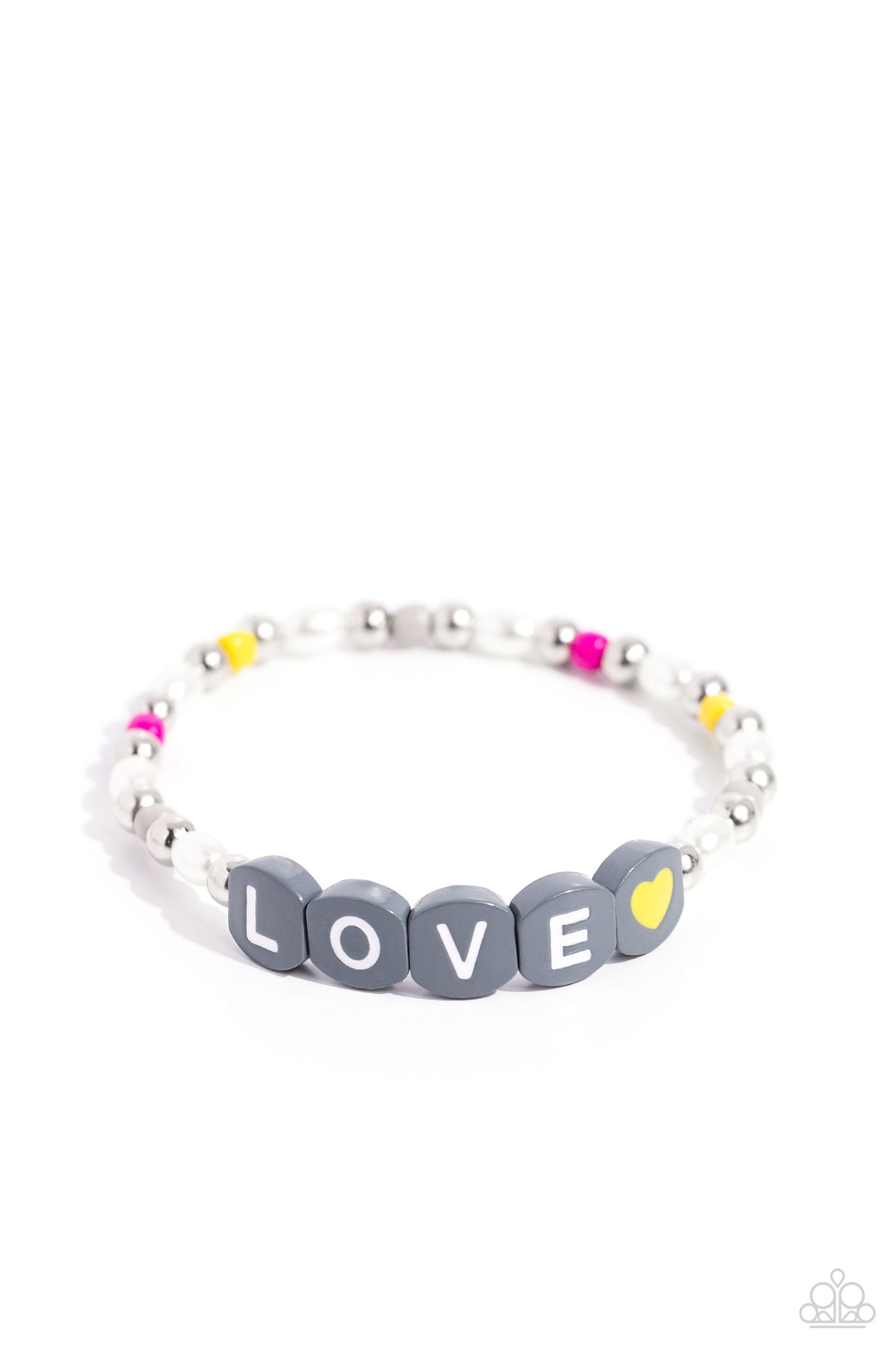 Love Language Bracelet (Multi, Silver)