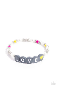 Love Language Bracelet (Multi, Silver)