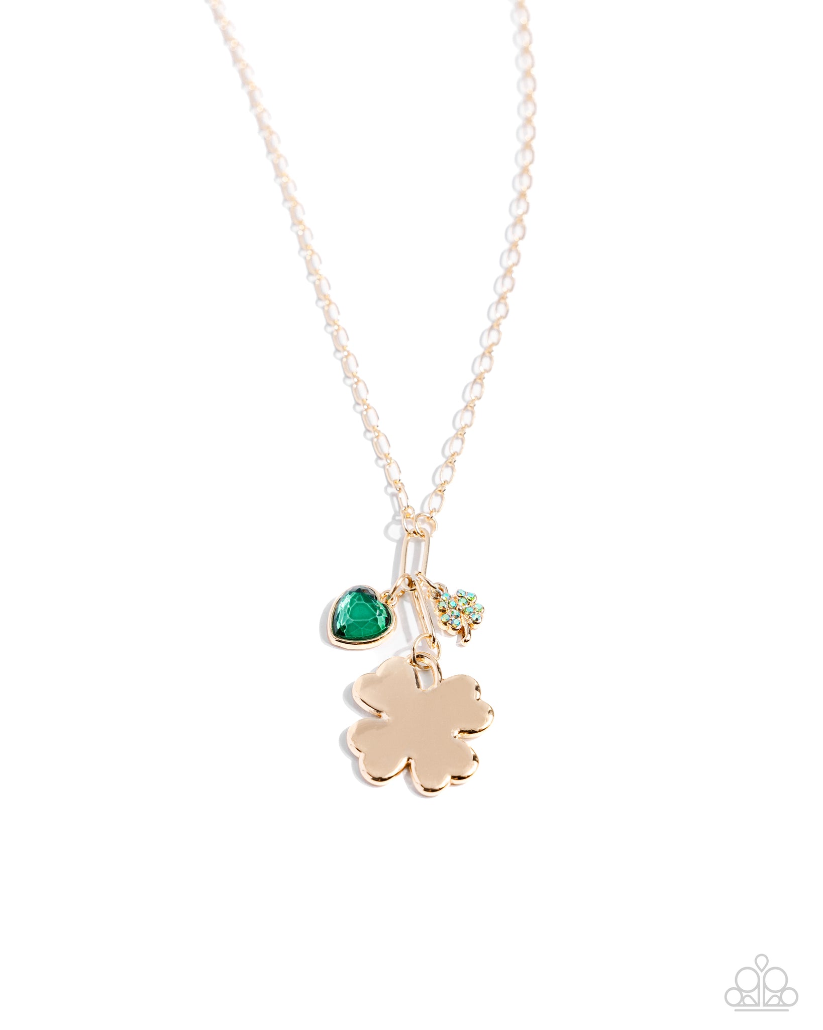 Luck of the Draw Green Necklace