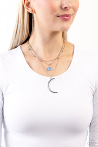 Lunar Landslide Necklace (Copper, Blue)