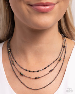 Luxe Layers Necklace (White, Black)