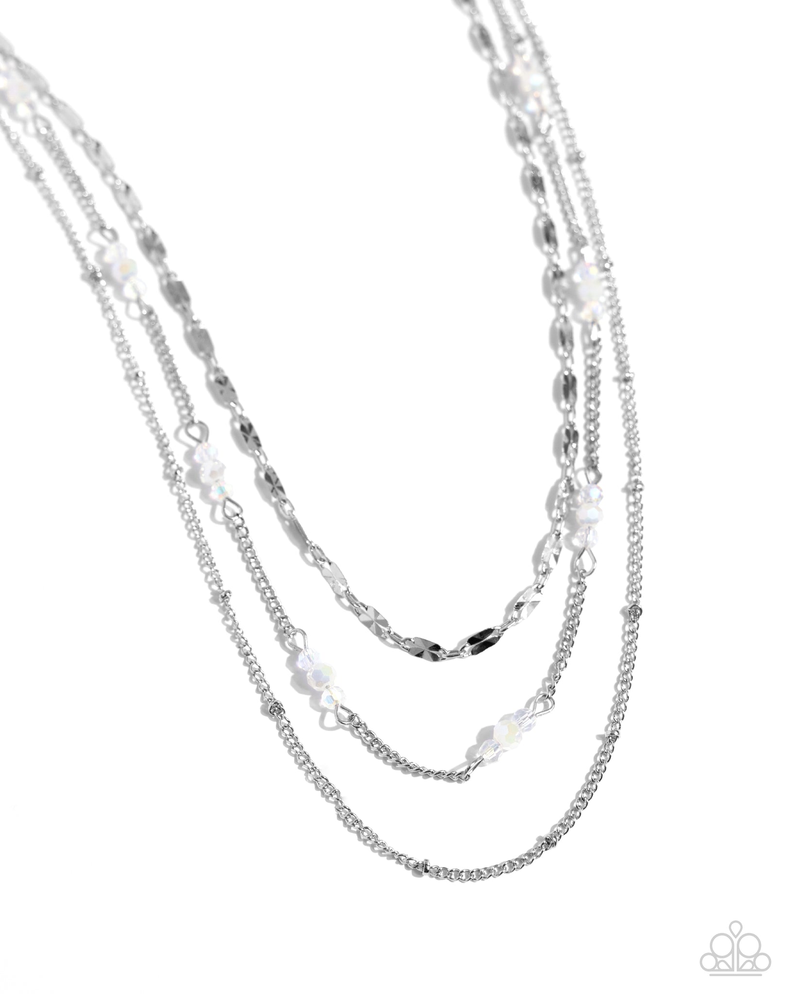 Luxe Layers Necklace (White, Black)
