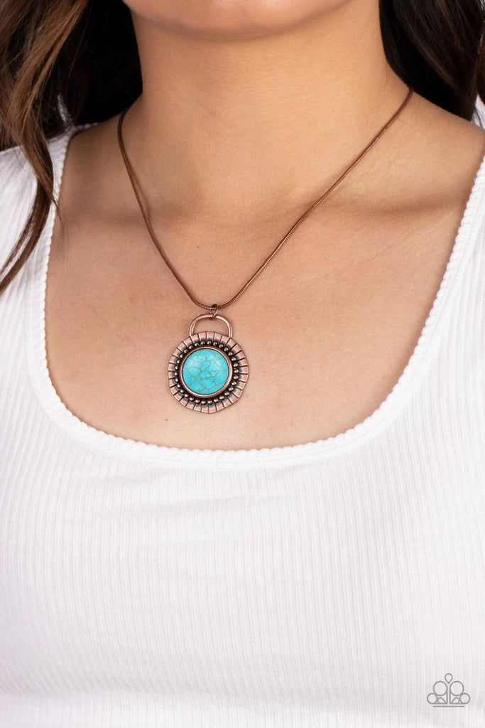 New Age Nomad Copper Necklace