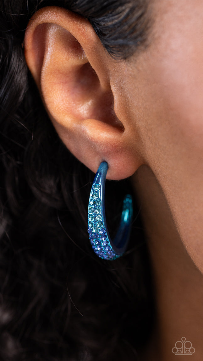 Obsessed with Ombré Blue Earring